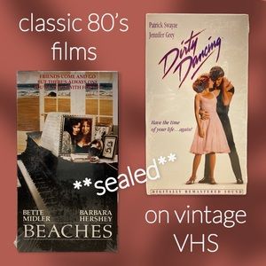 Twin Pack of 80’s movie classics (Beaches & Dirty Dancing) *sealed*